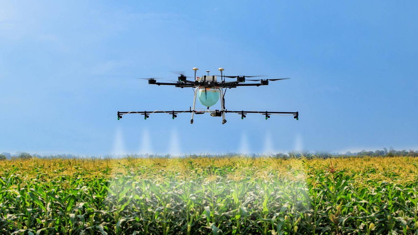 Drones can improve efficiency of the agricultural sector in India