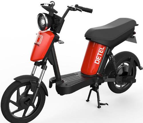 Detel's bikes can be charged at home, claims the company