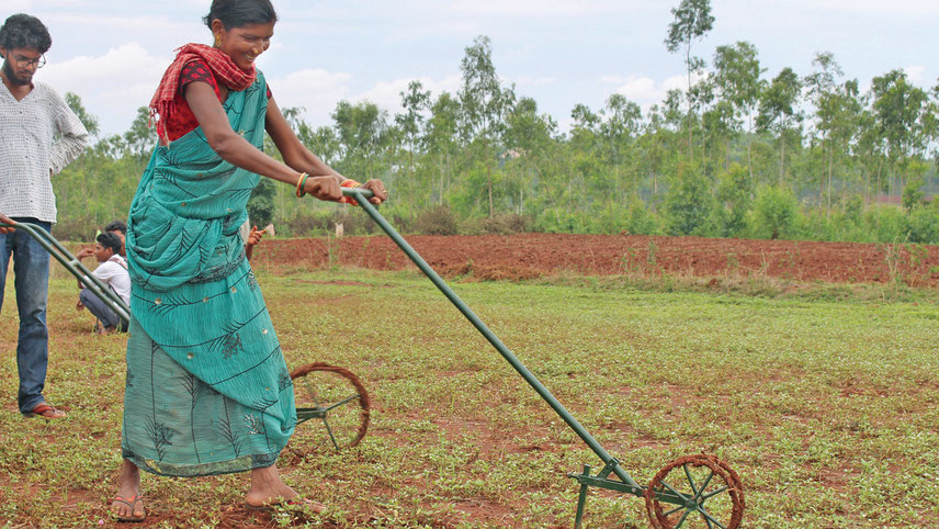 The project has introduced a variety of farm tools for women farmers
